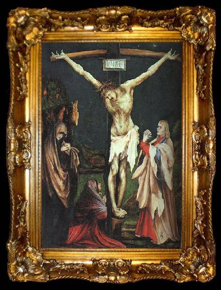 framed   Matthias  Grunewald The Small Crucifixion, ta009-2